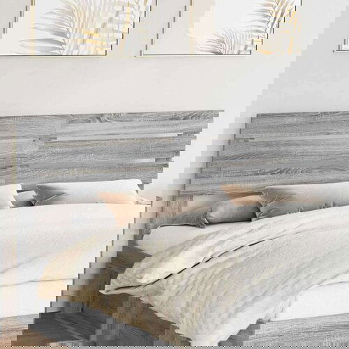  Uzglavlje s uzglavljem Siva Sonoma 180 cm Konstruirano drvo Cijene