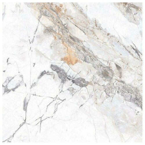  Granitogresne plo&scaron;čice Marble Visage (60 x 60 cm, Bela/Siva/Zlata, Sijaj) Cene