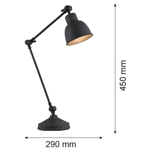  Argon 3197 - Stona lampa EUFRAT 1xE27/15W/230V Slike
