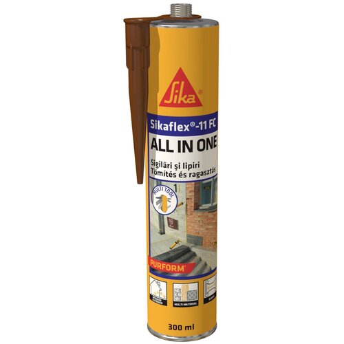 Sika PU TESNILNA MASA SIKAFLEX-11 FC PURFORM RJAV 300ML Slike