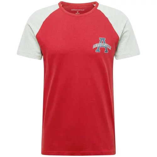 AÉROPOSTALE Majica mornarsko plava / svijetlosiva / crvena / bijela