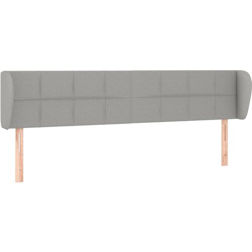 Maison Chic vzglavna omarica - nočna omarica - posteljna omarica z u&amp;scaron;esi svetlo sivo 203x23x78/88 cm blago, (21709364) Slike