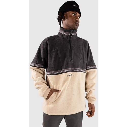 Quiksilver Take Us Back Block Polar Half-Zip Pulover iz flisa plaza taupe Cene
