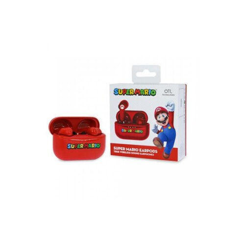 OTL slušalice bubice super Mario icon TWS red ACC-0592 ( 006-1010 ) Cene