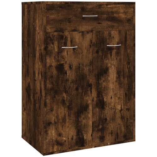 Maison Chic Omarica za obutev - Kopa za čevlje dimljeni hrast 60x35x84 cm inženirski les, (21777951) Cene