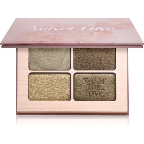 ZOEVA Velvet Love Eyeshadow Quad paleta senčil za oči odtenek Emerald Green Eyes 4x1,5 g Cene