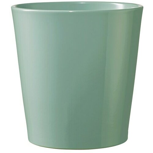 Soendgen Keramik Okrugla tegla za biljke Dallas Breeze (Vanjska dimenzija (&amp;oslash; x V): 14 x 13 cm, Glacier Blue, Keramika, Sjaj) Slike