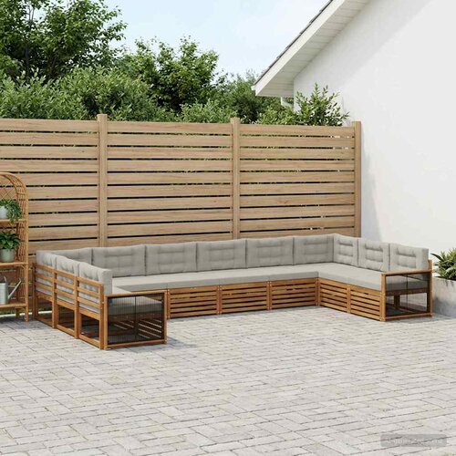  Setovi sofa 10 kom. Čvrsto drvo akacije Cene