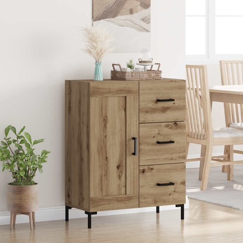  Kreveta hrast artisan 69.5 x 34 x 90 cm Konstruirano drvo Cene