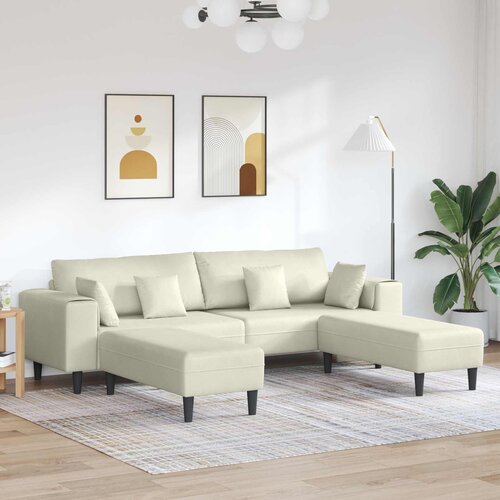 vidaXL 3 pcs Krema 250 x 188 x 76 cm Bar&scaron;un Cijene