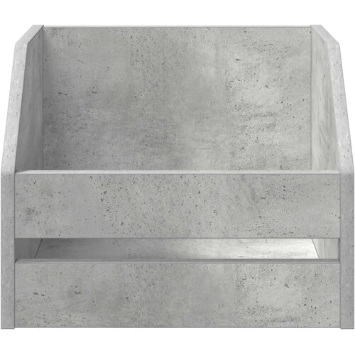  Kutija za vinilne albume 2 kom. Betonska siva 38 x 30 x 29 cm - Betonska siva 2 Slike