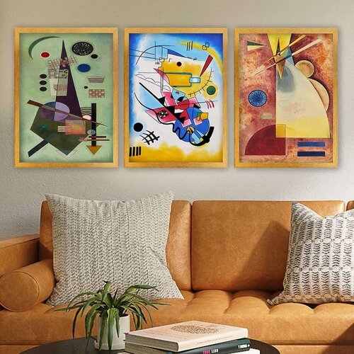 Wallity Set uramljenih slika 3AC_UN14832, 3 Dela Cene