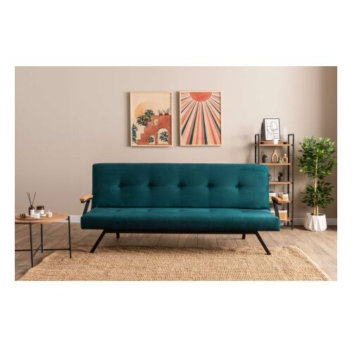 Atelier Del Sofa Trosjed na razvlačenje Zven, 180x64x78 cm, Petrolej Cijene