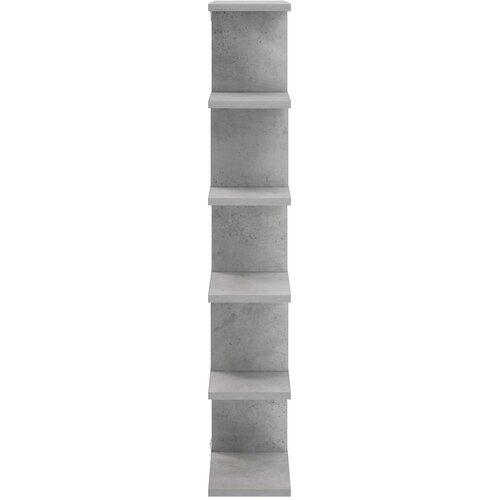  Polica na zidu Betonska siva 70 x 17 x 101 cm Konstruirano drvo Slike