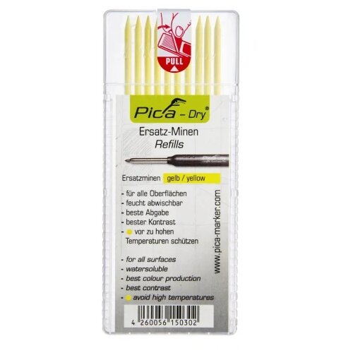 PICA PC4032 zamenske mine za Dry, žute, 2.8mm, 10kom Slike