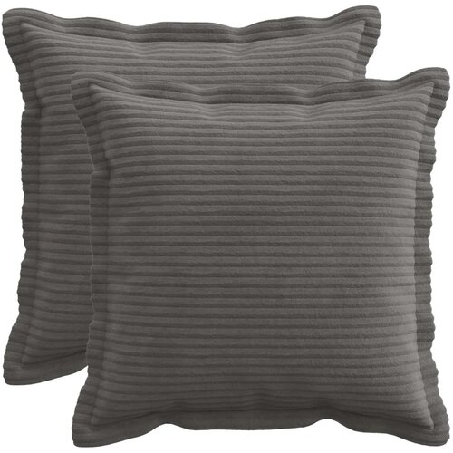 Presvlaka za jastuk 2 kom. HOUTEN Tamnosiva 35 x 35 cm Kord - Tamnosiva 35 x 35 cm 2 Cijene