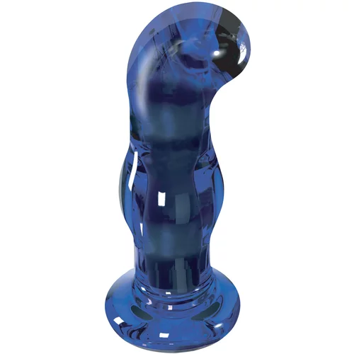 Toy Joy Buttocks The Gleaming Glass Buttplug Blue