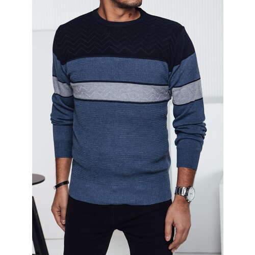 DStreet Sweter męski niebieski Slike