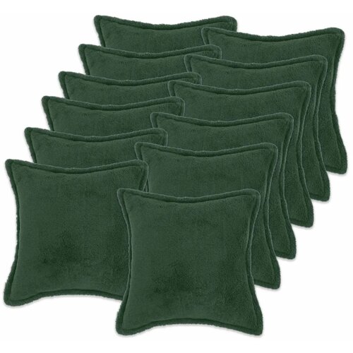  Presvlaka za jastuk 12 kom. HOUTEN Tamnozelena 50 x 50 cm - Tamnozelena 50 x 50 cm 12 Cijene