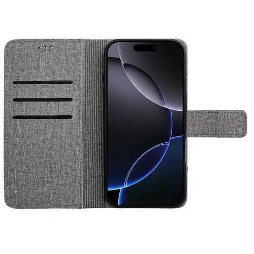  GOMMA Book preklopna torbica za Xiaomi Redmi NOTE 14 5G siva Slike