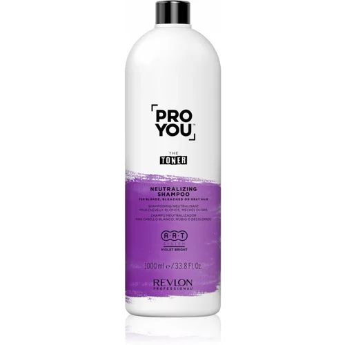 Revlon Professional Pro You The Toner šampon za nevtralizacijo rumenih tonov za blond in sive lase 1000 ml