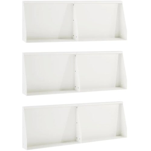  Zid za zadržavanje 6 kom. 60 x 12 x 40 cm Čelik Bijela - Bijela 60 x 12 x 40 cm 6 x ravni Cijene
