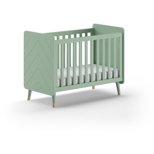 Vipack Modrozelena otro&amp;scaron;ka posteljica iz masivnega bora 60x120 cm BILLY &amp;ndash; Slike