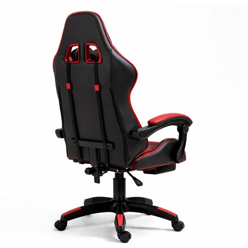  Gaming stolica sa osloncem za noge LE TOY - crvena Slike