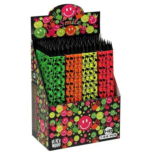 Spirit Spirit: Črni trikotni HB grafitni svinčnik z motivom odtisa dlani, z radirko 1 kos Slike