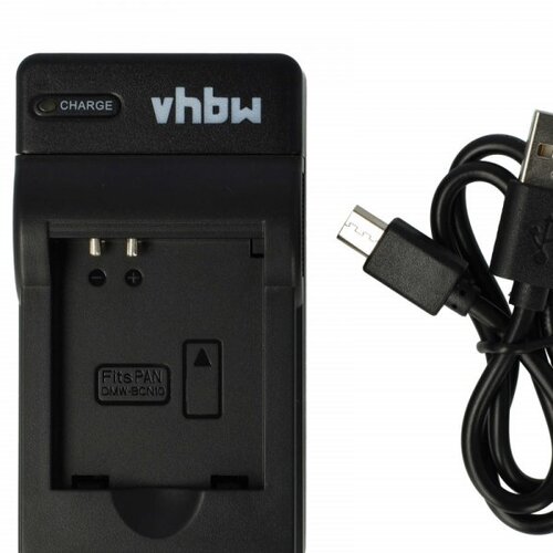 VHBW Punjač za bateriju Panasonic DMW-BCN10E, MicroUSB Slike