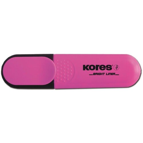 Kores Tekstmarker , Bright Liner, 0,5-5 mm, rozi Slike