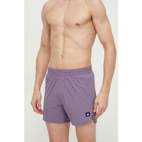 Adidas Kopalne kratke hlače vijolična barva