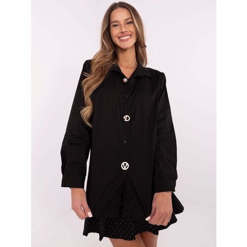 Italy Moda Shirt-DHJ-KS-20132.04P-black Cene