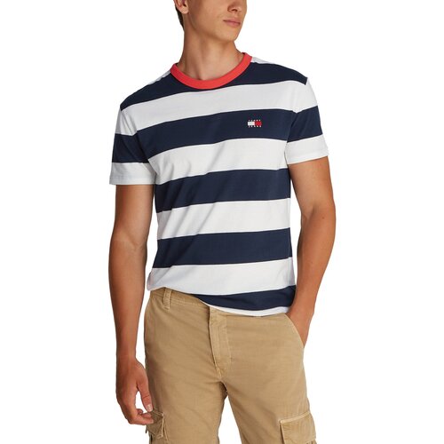 Tommy Hilfiger Polo majice dolgi rokavi TJM REG BOLD STRIPE DM0DM20766 Modra Slike