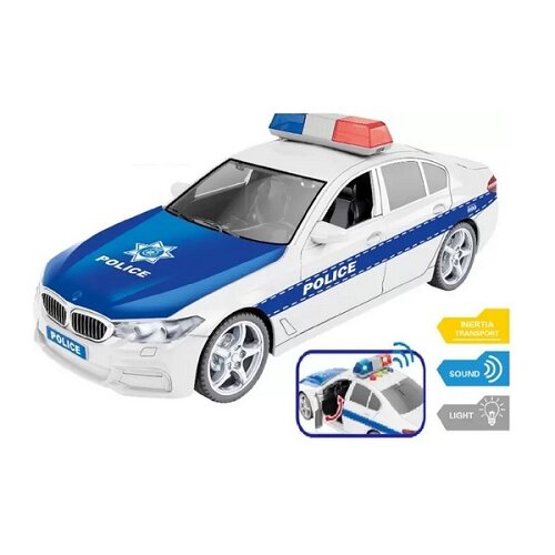 Policijski auto sa svetlosnim i zvučnim signalima Slike