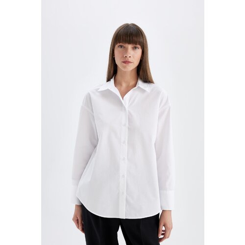 Defacto Oversize Fit Poplin Long Sleeve Shirt Slike