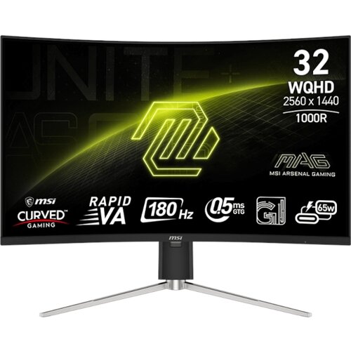 MSI Monitor MSI MAG 325CQRF QD E2 31.5" WQHD 180Hz Zakrivljeni Crni Cijene