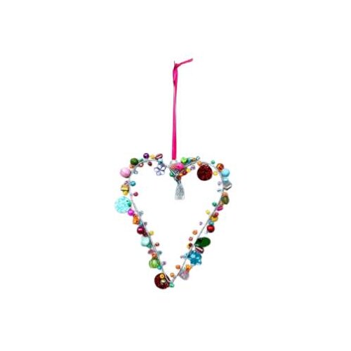 REX International Dekoracija - Heart, Multi coloured, 9x12 cm Slike
