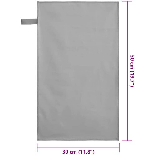  Sportski Ručnici 2 pcs Tamno siva 50 x 30 cm Slike