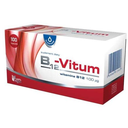 Oleofarm Vitamin B12 100 &amp;micro;g (100 kapsul) Slike