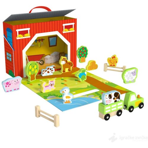 Tooky Toy drveni komplet FARMA Cene