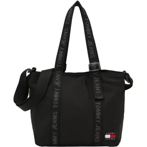 Tommy Jeans Nakupovalna torba 'Essential' rdeča / črna / bela