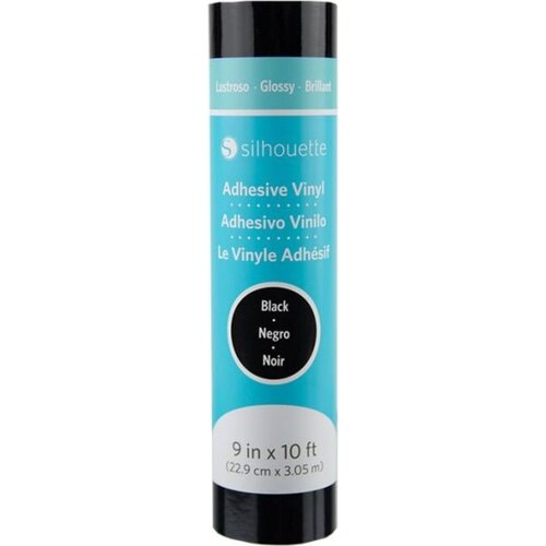 Silhouette Glossy Permanent Vinyl - 22,9 cm x 3 m - Black Cijene
