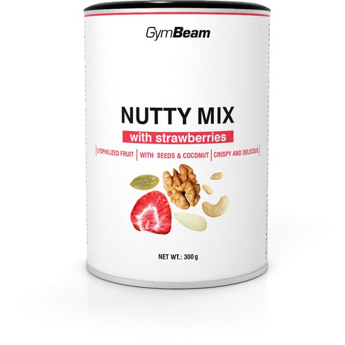GymBeam nutty mix sa jagodama 300  g Cene