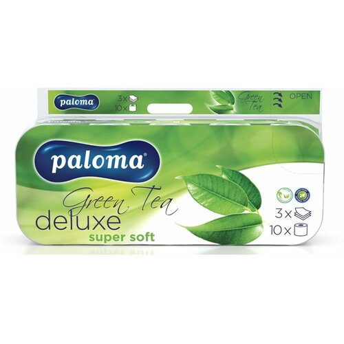 Paloma deluxe green tea troslojni toaletni papir 10 komada Slike