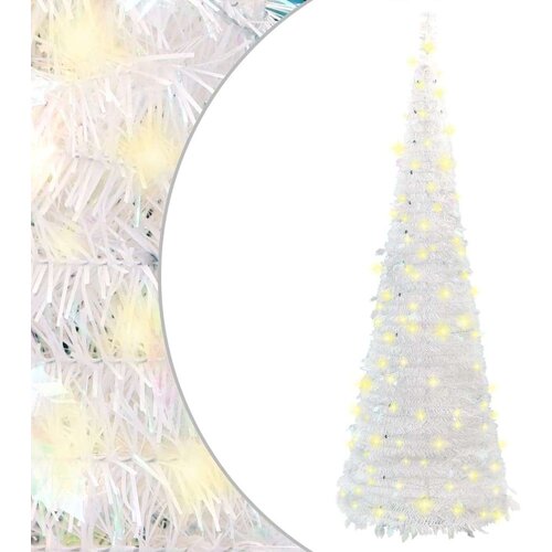  Umjetno božićno drvce 100 LED žarulja bijelo 150 cm Cene