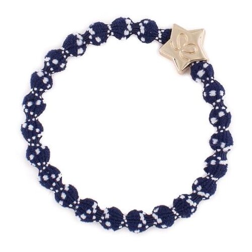 By Eloise London Gold Star White on Navy gumice za kosu Slike