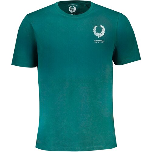 Gianmarco Venturi GREEN MEN&#39;S SHORT SLEEVED T-SHIRT Cene