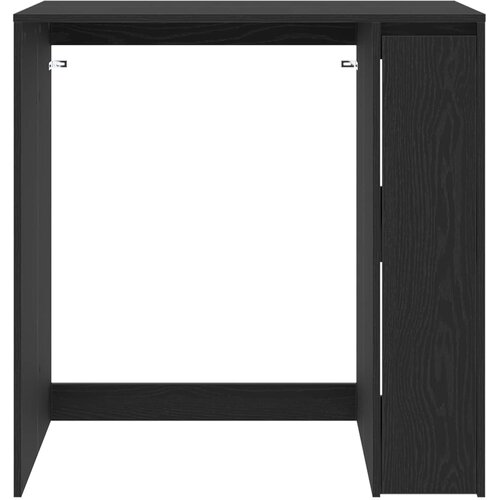 Ormar za perilicu rublja s pohranom Crni hrast 87 x 60 x 89 cm Slike