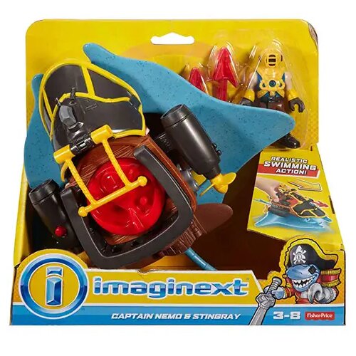 Mattel Fisher-Price: Imaginext Nemo kapetan i njegov set piratskih igrački - Cene